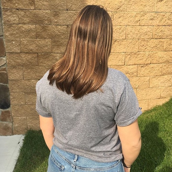 basic gray oversized tee - Picture 4 of 4